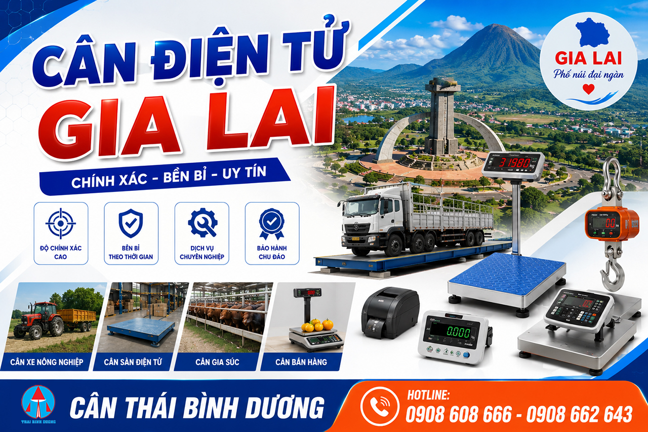 Cân điện tử gia lai